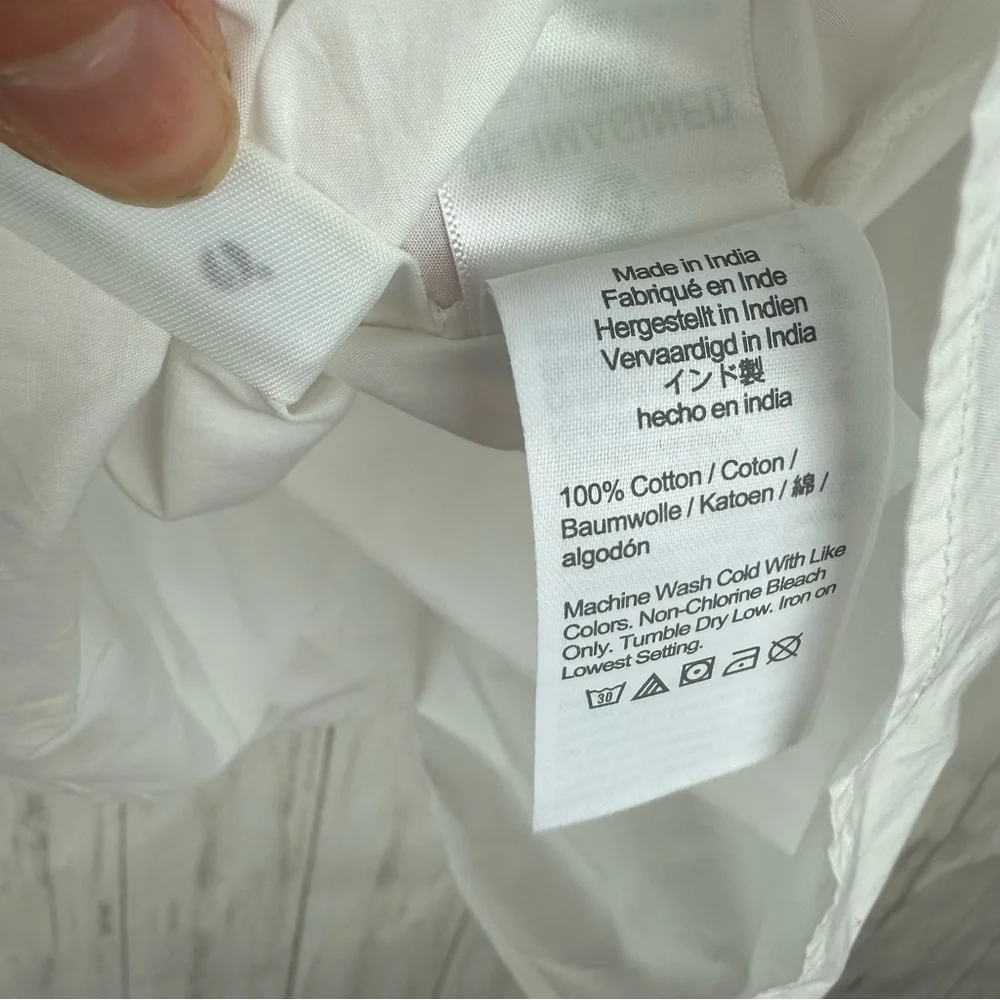 J Crew NWT Puff-sleeve Cotton Poplin Popover Top SIZE 6
